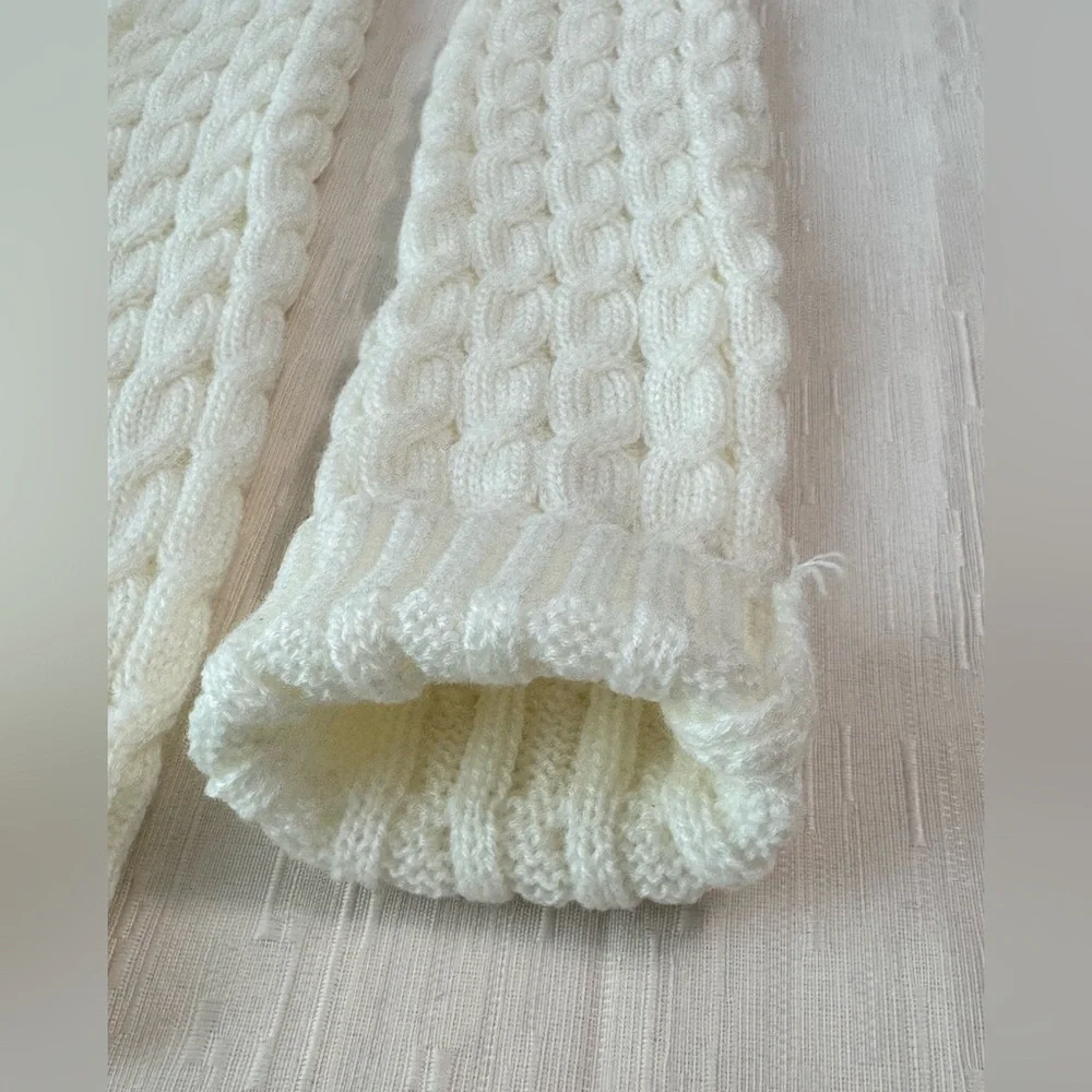 Ivory Cable Knit Leg Warmers | Little & Young Girls | NWOT | Cozy Winter